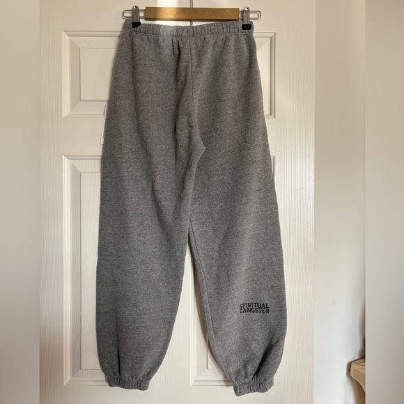 Spiritual Gangster Shine Sol Sweatpants Gray ✨NWT NEW $148 Sml - Picture 7 of 11